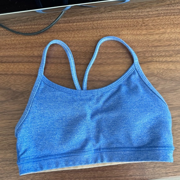 Lululemon Athletica Flow Y Bra IV in Heathered Porcelaine - Picture 7 of 8